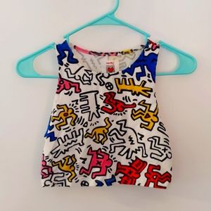 Keith Haring crop tank top